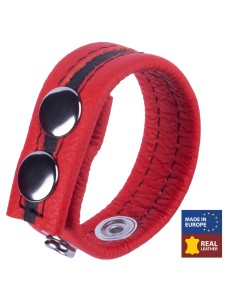 Cockring Cuir Tippy Rouge 60mm | FetishXplore