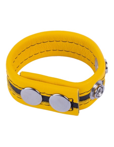 Leather Cockring Tippy Yellow