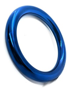 Cockring Donut Bleu 8mm Métal | FetishXplore