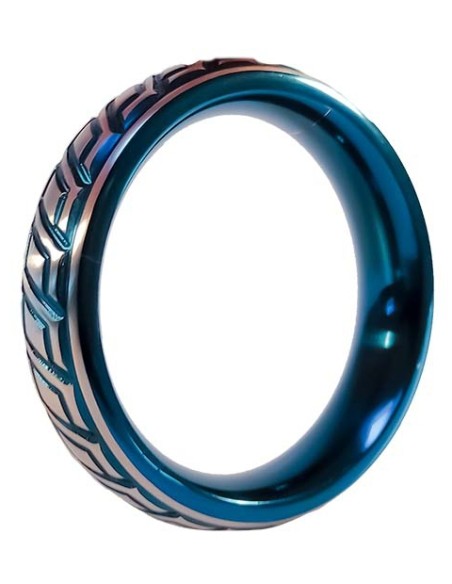 Cockring Métal Blue Wave 15mm | FetishXplore