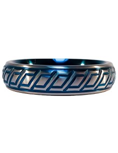 Cockring Métal Blue Wave 15mm | FetishXplore 2