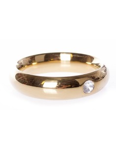 Cockring Round Gold 15mm Métal | FetishXplore
