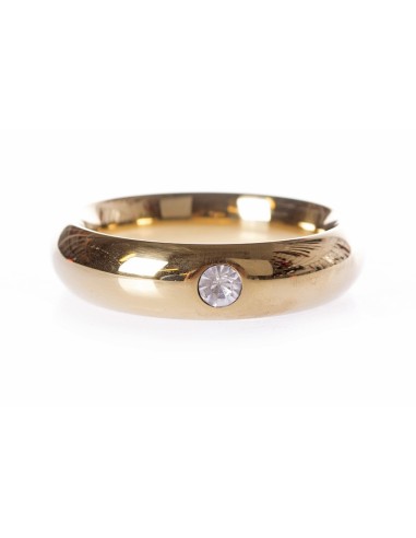 Cockring Round Gold 15mm Métal | FetishXplore