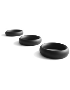 Cockring Donut Strass Noir 15mm | FetishXplore 2