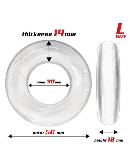 Lot 3 Cockrings Souples Étirables | FetishXplore