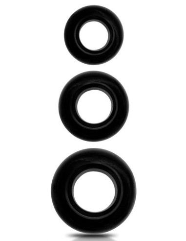 Lot 3 Cockrings Souples Étirables | FetishXplore