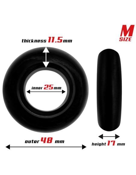 Lot 3 Cockrings Souples Étirables | FetishXplore