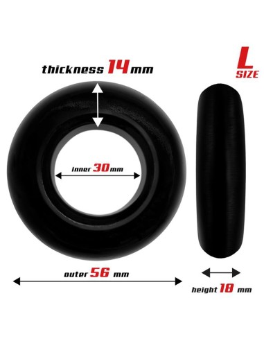 Lot 3 Cockrings Souples Étirables | FetishXplore