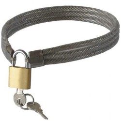 Collier en Métal avec Cadenas "Slave Lock"