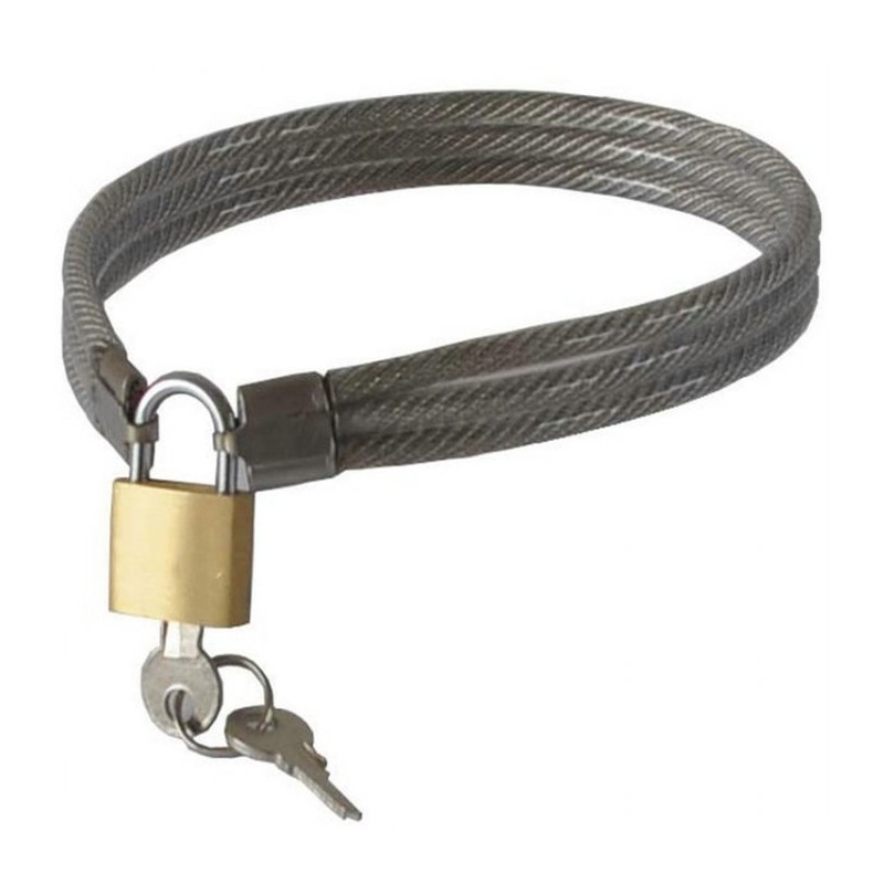 Collier en Métal avec Cadenas "Slave Lock"