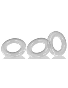 Lot 3 Cockrings Willy Rings Transparents | FetishXplore