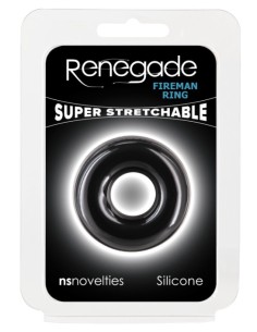 Cockring Stretch Fireman Noir | FetishXplore 2