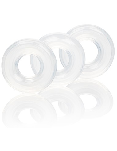 Lot de 3 Cockrings Souples Stacker 20mm | FetishXplore