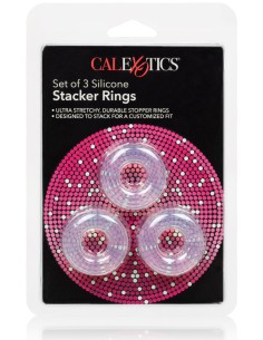 Lot de 3 Cockrings Souples Stacker 20mm | FetishXplore 2