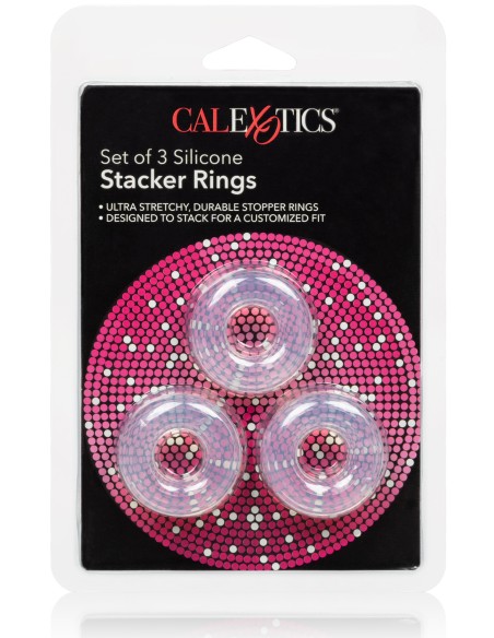 Lot de 3 Cockrings Souples Stacker 20mm | FetishXplore