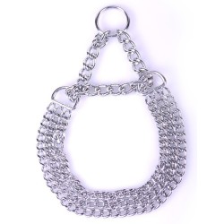 Collier 3 Chaînes en Métal
