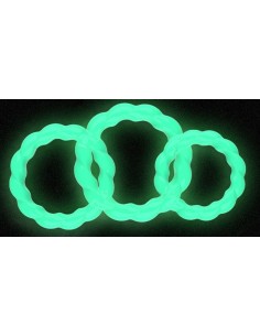 Lot de 3 Cockrings TORTICK Phosphorescents | FetishXplore 2