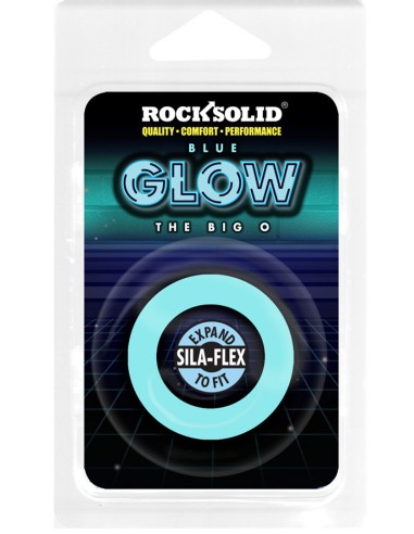Cockring Phosphorescent The Big O 32 mm Bleu | FetishXplore