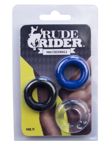 Lot de 3 Mini Cockrings Donut | FetishXplore
