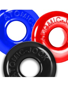 Lot de 3 Cockrings Ringer Max 20 mm Multicolores | FetishXplore