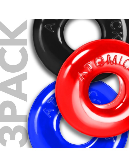 Lot de 3 Cockrings Ringer Max 20 mm Multicolores | FetishXplore
