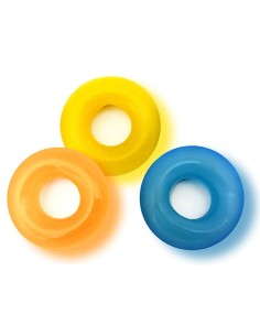 Lot de 3 Cockrings D-Ring Glow | FetishXplore