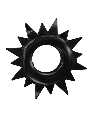 Lot de 4 Cockrings Ring Stars Noirs | FetishXplore