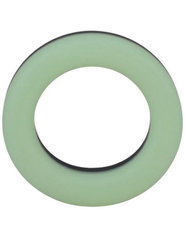 Cockring Phosphorescent The Big O 32 mm Noir-Vert | FetishXplore
