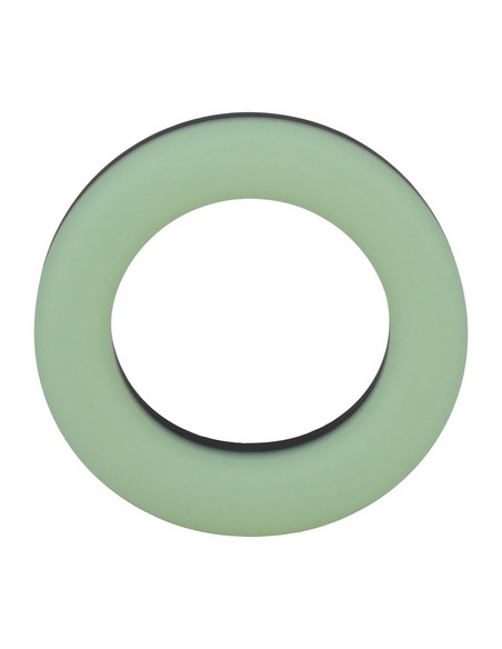 Cockring Phosphorescent The Big O 32 mm Noir-Vert | FetishXplore