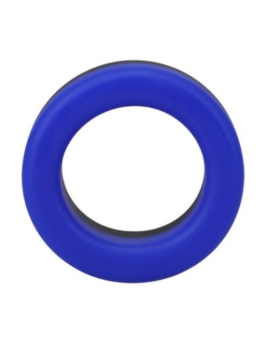 Cockring The Big O 32 mm Noir-Bleu Bicolore | FetishXplore