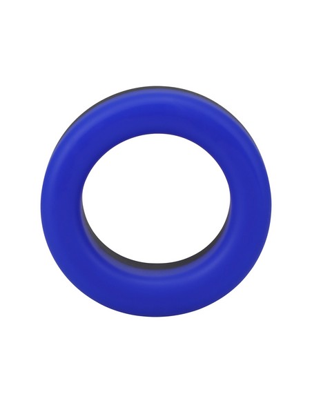 Cockring The Big O 32 mm Noir-Bleu Bicolore | FetishXplore