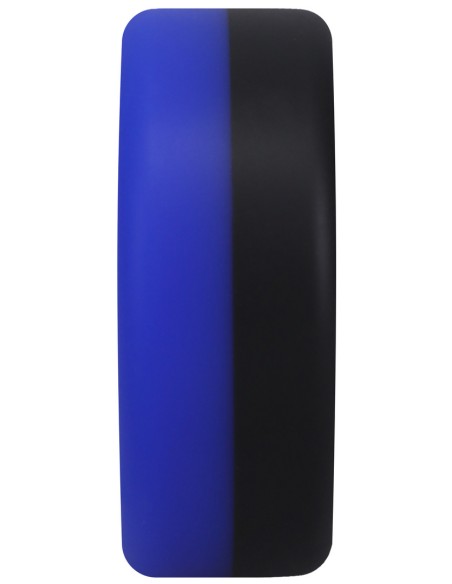 Cockring The Big O 32 mm Noir-Bleu Bicolore | FetishXplore
