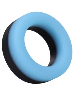 Cockring The Big O 32 mm Noir-Bleu Ciel | FetishXplore