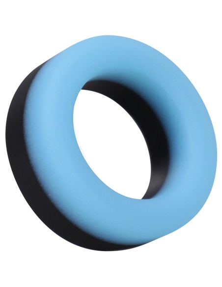 Cockring The Big O 32 mm Noir-Bleu Ciel | FetishXplore