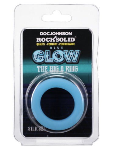 Cockring The Big O 32 mm Noir-Bleu Ciel | FetishXplore