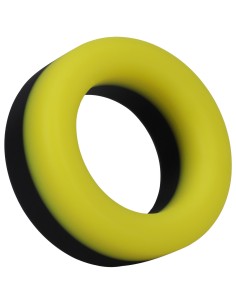 Cockring The Big O 32 mm Noir-Jaune | FetishXplore