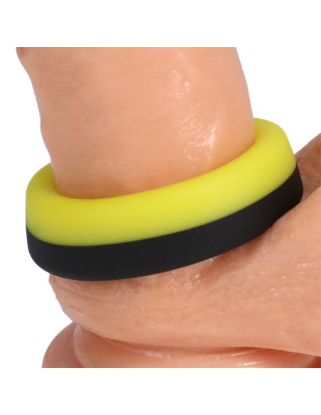 Cockring The Big O 32 mm Black-Yellow