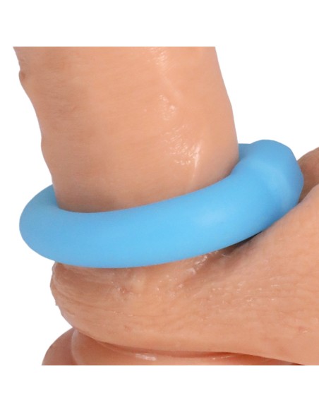 Phosphorescent Cockring The Mega Ring 23 mm Blue
