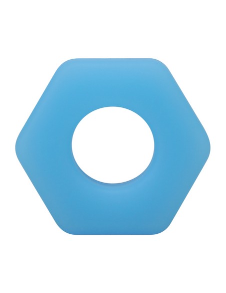 Cockring Phosphorescent The Cog 22 mm Bleu | FetishXplore