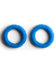 Lot de 2 Cockrings Ready Rings Bleus | FetishXplore