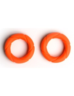 Lot de 2 Cockrings Ready Rings Orange | FetishXplore