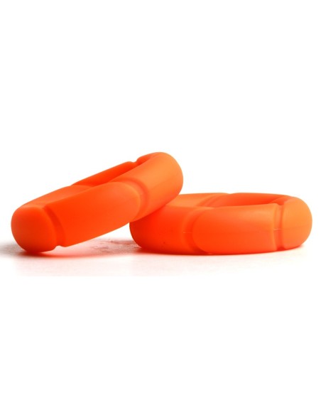 Lot de 2 Cockrings Ready Rings Orange | FetishXplore