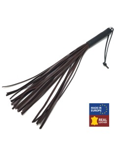 Martinet Lanières en Cuir Marron 50cm | FetishXplore