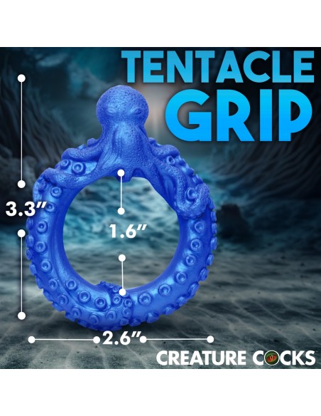Cockring Poseidon's Octo-ring Bleu | FetishXplore