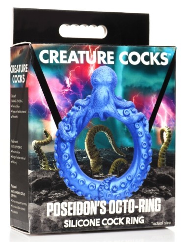 Cockring Poseidon's Octo-ring Bleu | FetishXplore