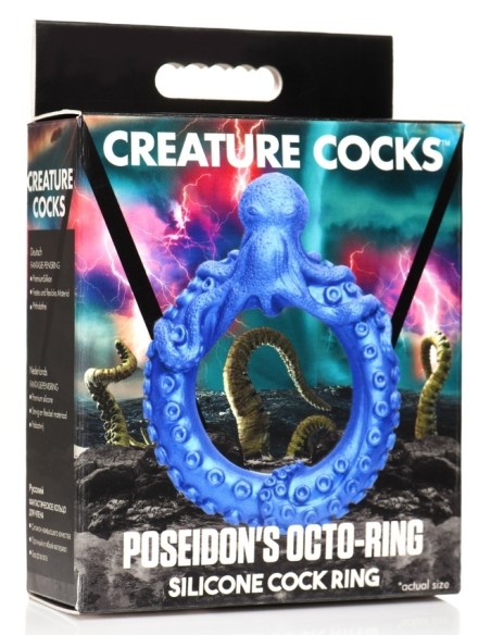 Cockring Poseidon's Octo-ring Bleu | FetishXplore