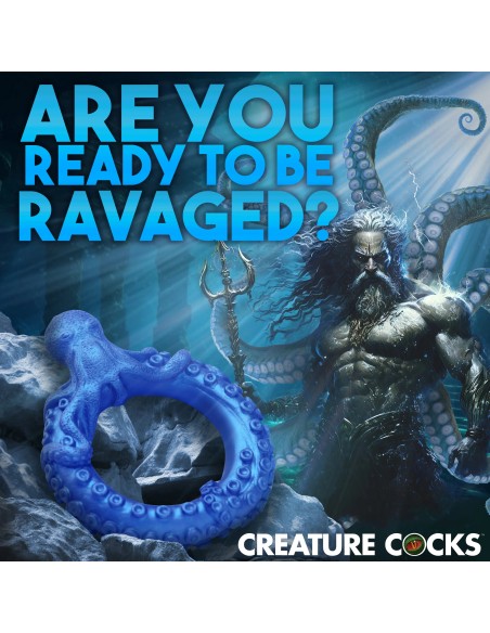 Cockring Poseidon's Octo-ring Bleu | FetishXplore