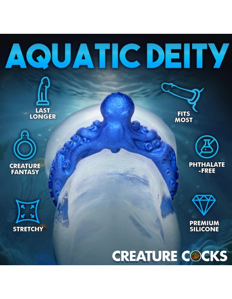 Cockring Poseidon's Octo-ring Bleu | FetishXplore
