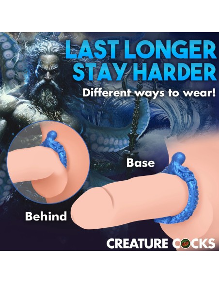 Cockring Poseidon's Octo-ring Bleu | FetishXplore