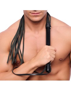 Martinet Brins en Cuir Noir 69cm | FetishXplore 2